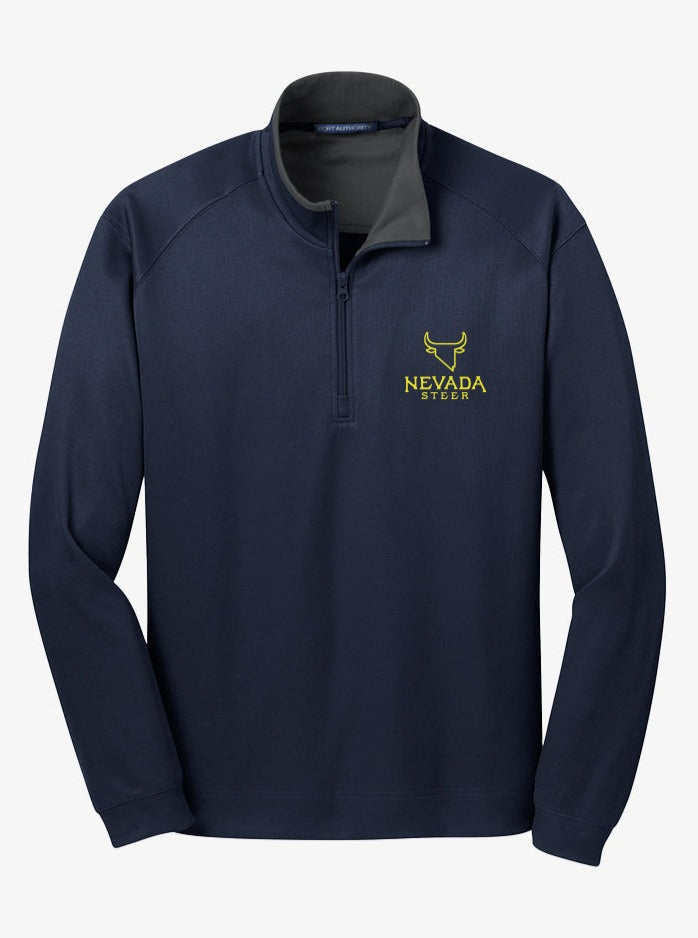 Embroidered 1/4-Zip Pullover