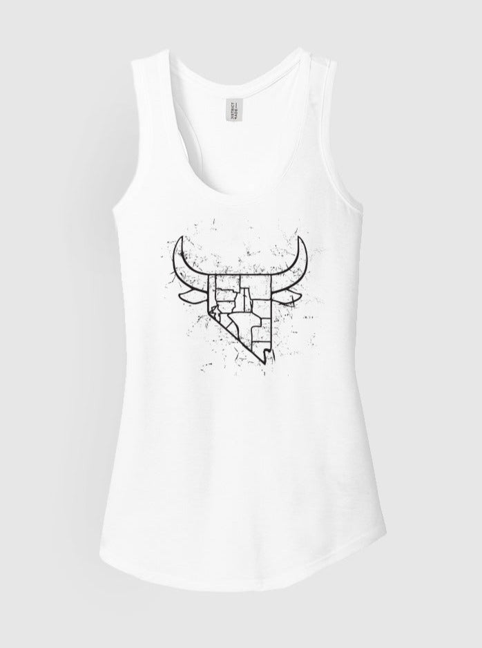 Women's County Lines Tank from Nevada Steer