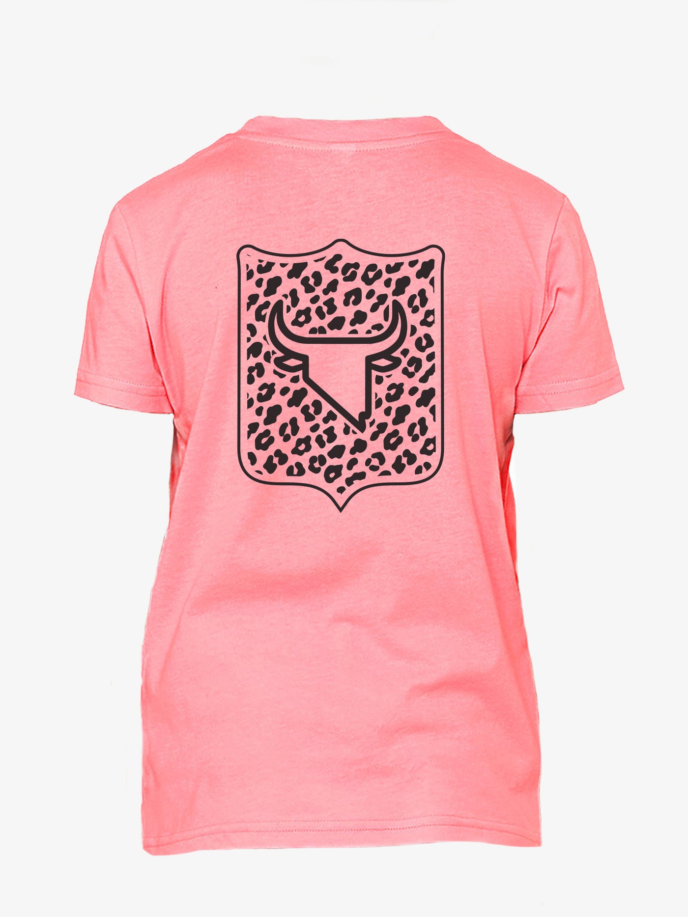 Youth Leopard Back Number Tee